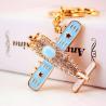 Buy cheap motorcycle Rhinestone Key Chain 6cm x 6cm Luxury Crystal Pendant from wholesalers