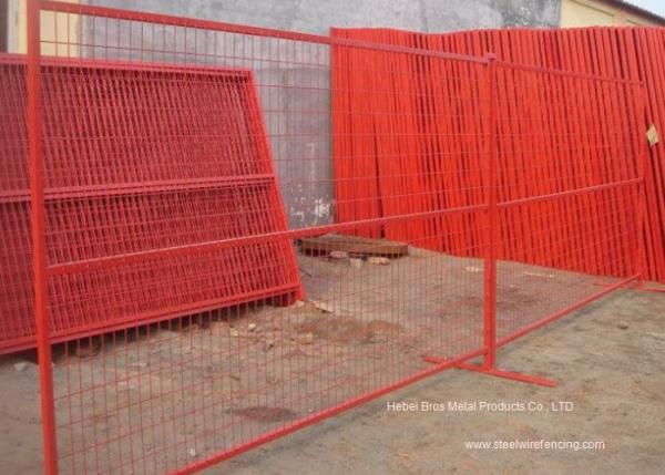 Buy cheap PVC Coated Temporary Construction Fence Canada Standard 10x6 FT Event Movable Fence from wholesalers