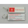 Buy cheap Double Side Offset Printing Promotional Keychain , Stainless Steel Square Keychain from wholesalers
