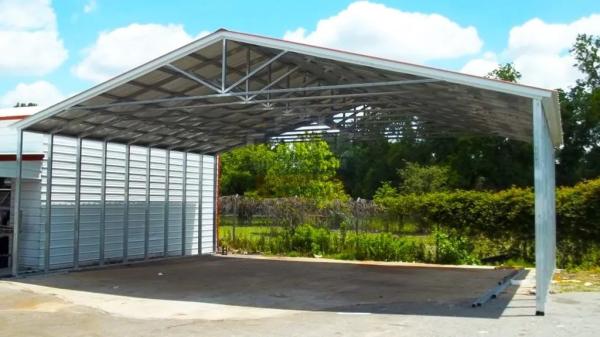 Buy cheap Industrial Prefab Steel Structure Building Shed Portable Metal Portable Garage from wholesalers