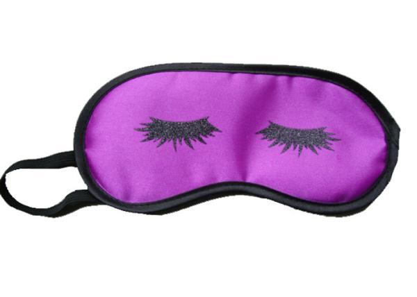 Buy cheap Purple Practical Airplane Sleep Blindfold Eye Mask Customized On Design / Color from wholesalers