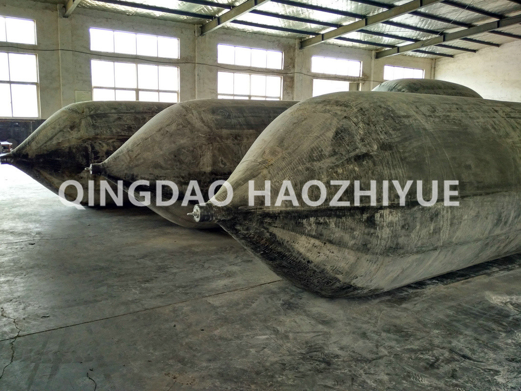 Rubber Boat Lifting Airbags Cord Fabric 0.05Mpa Marine Salvage Air Lift Bags