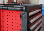 Customized Color Storage Metal Tool Cabinets On Wheels With 6 Drawers