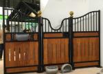Free Standing European Horse Stalls Sliding Door 2 Horses Small Size