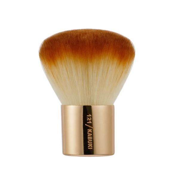 Buy cheap Single Kabuki Powder Makeup Brush Metal Soft Portable Blush Brush from wholesalers