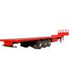 Buy cheap Korea Aotong 50t Gooseneck or Straight Flat Semi-Trailer with 250mm I Beam Side Beam from wholesalers