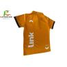 Buy cheap Fashional Mens Orange Printed Polo Shirts 100% Polyester Silk Screen Printing from wholesalers