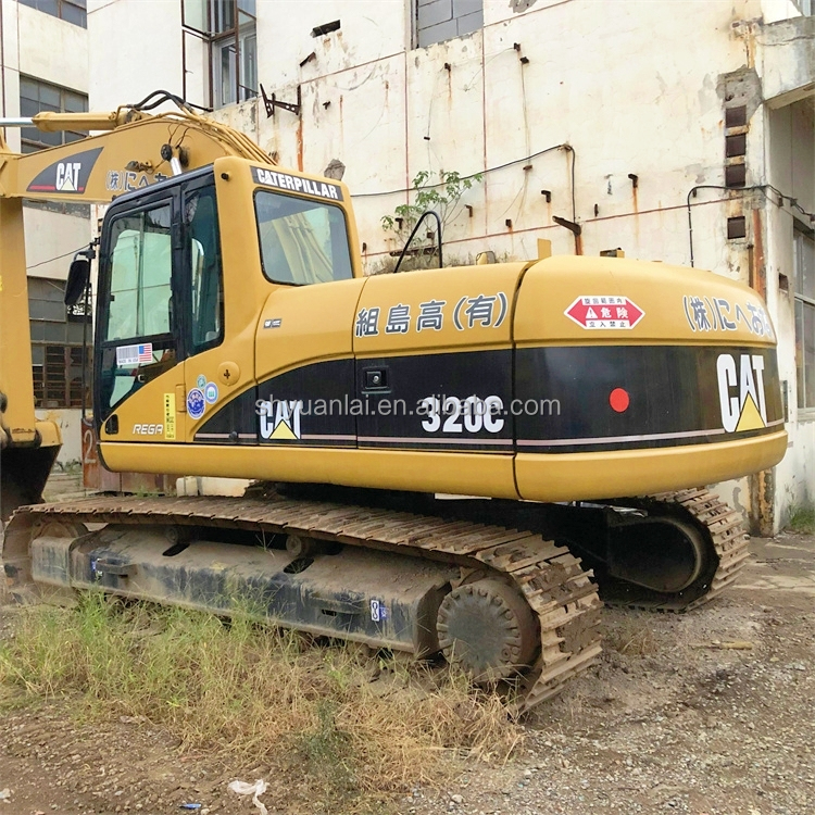 20T CAT 320C Excavator with Original Hydraulic Pump Strong Power High Work Efficiency