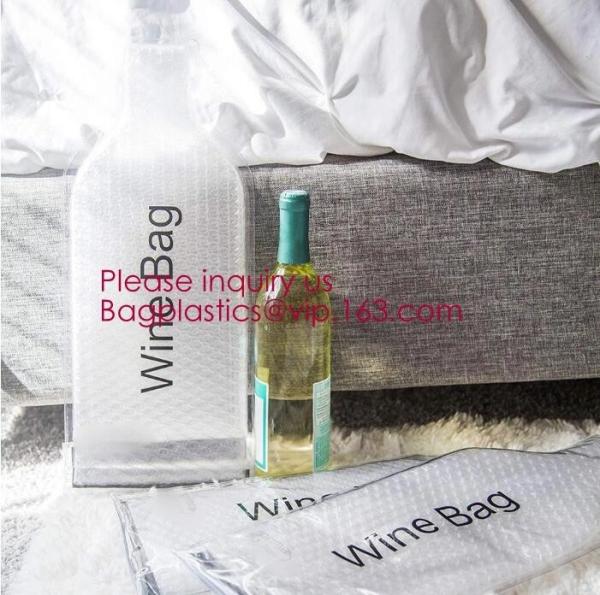 Buy cheap Reusable christmas wine bottle protector bag,Fancy Wine Protector Carrier Bag Wedding Favor Wine Bottle Gift Bag With Dr from wholesalers