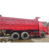 Buy cheap Red 30 Tons Tipper Truck 13000 Kg Vehicle Weight Manual Transmission from wholesalers