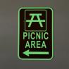 Buy cheap Green Glow-In-The-Dark Signage Safety Warning For High Standards from wholesalers