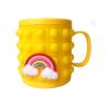 Buy cheap Safe And Efficient Baby Feeding Silicone Removable Cartoon Mug Pinch Children'S Love Toothbrush Mug from wholesalers