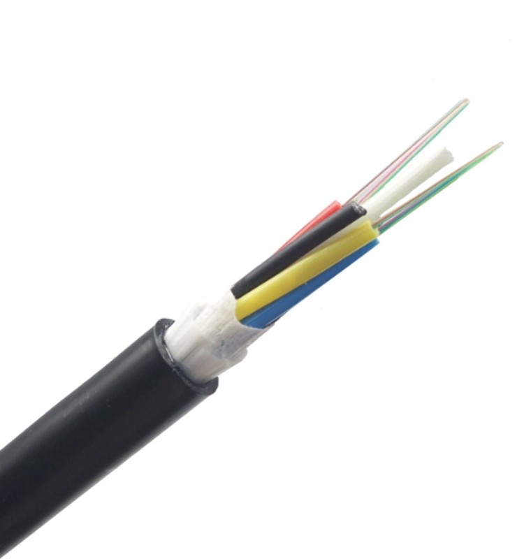 All Dielectric Self Supporting Outdoor Aerial ADSS 72 Core Fiber Optic Cable with Double Jacket,PE/AT outer sheath