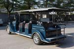 11 Seater Electric Vintage Cars , 7.5KW Sightseeing Electric Tourist Bus With AC