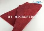 Red Color 80% Polyester 20% Polyamide Microfiber Towel Cloth Fabric Pad Middle