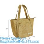 Tyvek Cooler Tote, Nylon Polyster Lunch Bags, Picnic Bag Kraft Paper Lunch Bag,