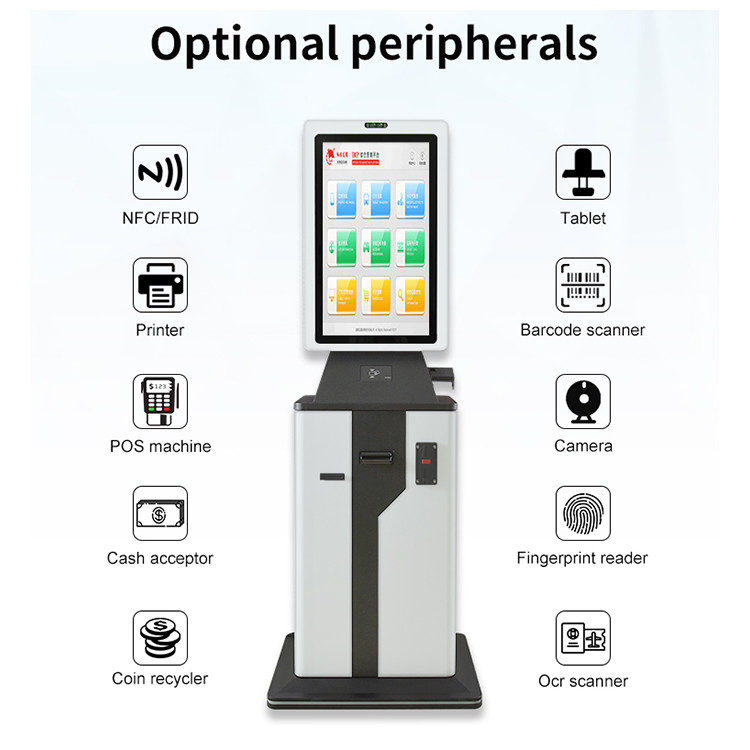 Bank Self Service Kiosk Terminal Enclosure Financial Equipment Shell Payment