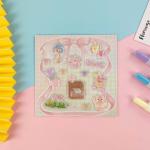 Distinct Layers Cartoon Sticker Sheet Three Dimensional Stickers Convex Air