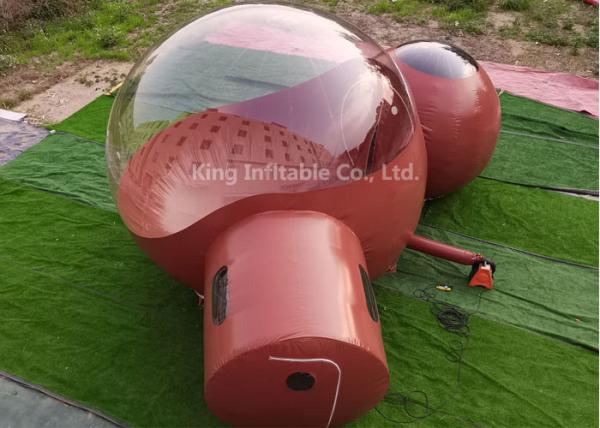 Buy cheap Brown 5m Inflatable Bubble Tent Camping House For Outdoor Hotel from wholesalers