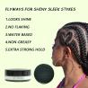 Buy cheap Customize Logo Black Edge Control Wax Covering Gray Hair Anti-Frizz Moisturizes Hair Strong Styling Hold For Women from wholesalers