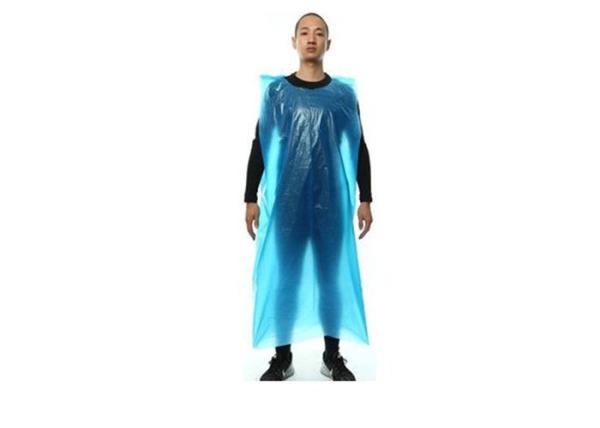 Buy cheap Multicolour Disposable Plastic Aprons For Adults Full Length Blood Proof Harmless from wholesalers