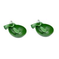 Buy cheap Green Cattle Drinking Cups Wall Or Tube Mounting Stainless Steel product
