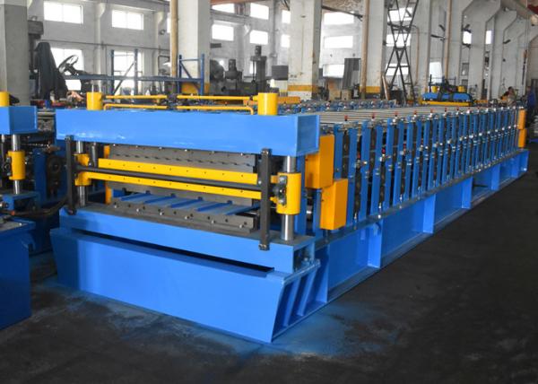 Buy cheap Color Steel / Galvanized Steel Roofing Sheet Roll Forming Machine With Double Layer Design from wholesalers