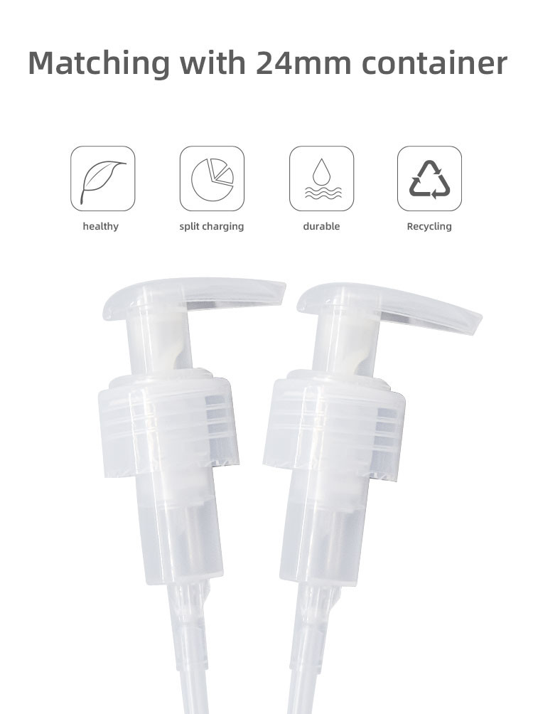24 - 410 28 - 410 Mono PP Plastic Lotion Pump Skin Care Packaging Allplastic Lotion Pump UKAP04