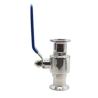 Buy cheap 0.5 Inch Stainless Steel Sanitary Ball Valve Water Media from wholesalers