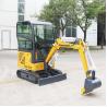 Buy cheap Farmland 1.5t Mini Digger Digging Equipment Garden Crawler Mounted Hydraulic Small Excavator from wholesalers