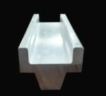 Mechanical Polishing Aluminum Extrusion Profiles For Conductor Guide Rail Parts