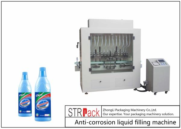 Quality Anti Corrosion Automatic Liquid Filling Machine With 12 Filling Nozzles for sale