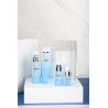 Buy cheap 400ml Colorful Transparent Plastic Cosmetic Bottle Round Shoulder For Body Wash from wholesalers