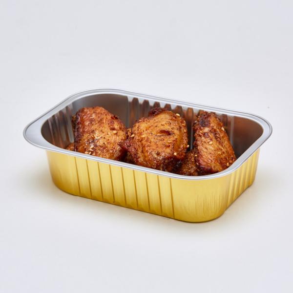 Buy cheap 1500ml Foil Food Container Heavy Duty Foil Pan For Oven Grill Microwavable Cooking Baking from wholesalers