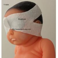 Buy cheap Nonwoven Fabric Eye Protection Mask V Style Infant Baby Products Blue And White product