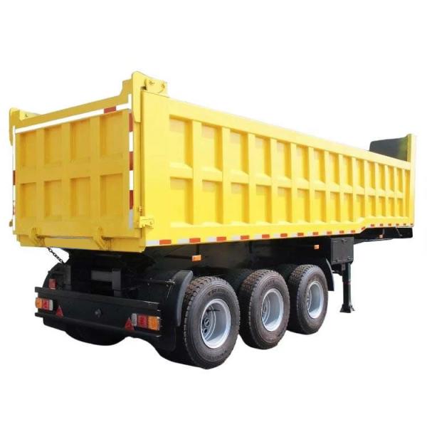 Buy cheap 30CBM 35CBM 40CBM 3/4 Axle Semi Tipper Tipping Trailer for in Nigeria from wholesalers
