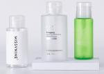 Silk Screen Printing Custom Cosmetic Bottles 200ml With Flip Top Cap