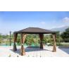 Buy cheap Sun Protection 3*4 Aluminium Polycarbonate Roof Gazebo from wholesalers