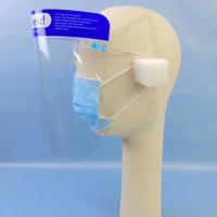 Buy cheap Transparent Disposable Face Shield Durable , Anti Fog Face Shield With Sponge product