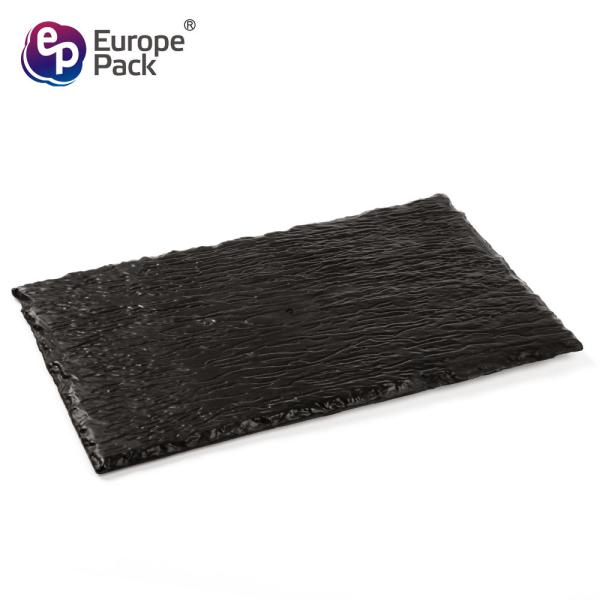 Buy cheap Europe Pack new arrival square black plastic slate serving tray from wholesalers