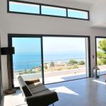 Commercial Aluminium Doors Stacking Sliding Glass Doors With Top Brand Accessory