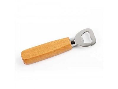 Buy cheap Wooden Handle Bottle Opener,Good quality solid wood handle beer bottle opener, logo printed / engraved. from wholesalers