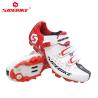 Buy cheap Breathable Mens White Cycling Shoes Geometry Design Body High Pressure Resistance from wholesalers
