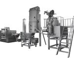Coconut Copra Fluid Bed Granulator Vibrating Fluidized Bed Dryer