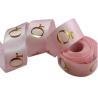 Buy cheap Polyester Custom Printed Satin Ribbon Environmentally Friendly With Gold Foil Logo from wholesalers