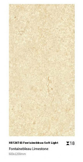 Yellow Scratch-Resistant Limestone 600x1200x18mm Exterior Floor Paving Tile For Park And Courtyard