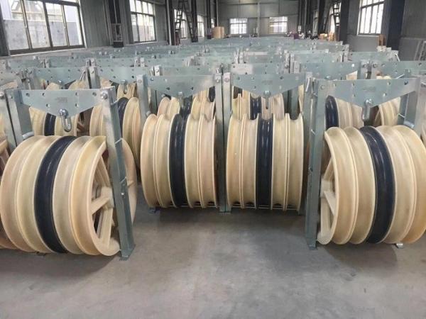 Buy cheap Customized Cable Pulley Block Nylon Sheave Pulley 1-3 Sheave 1160 Mm Diameter from wholesalers