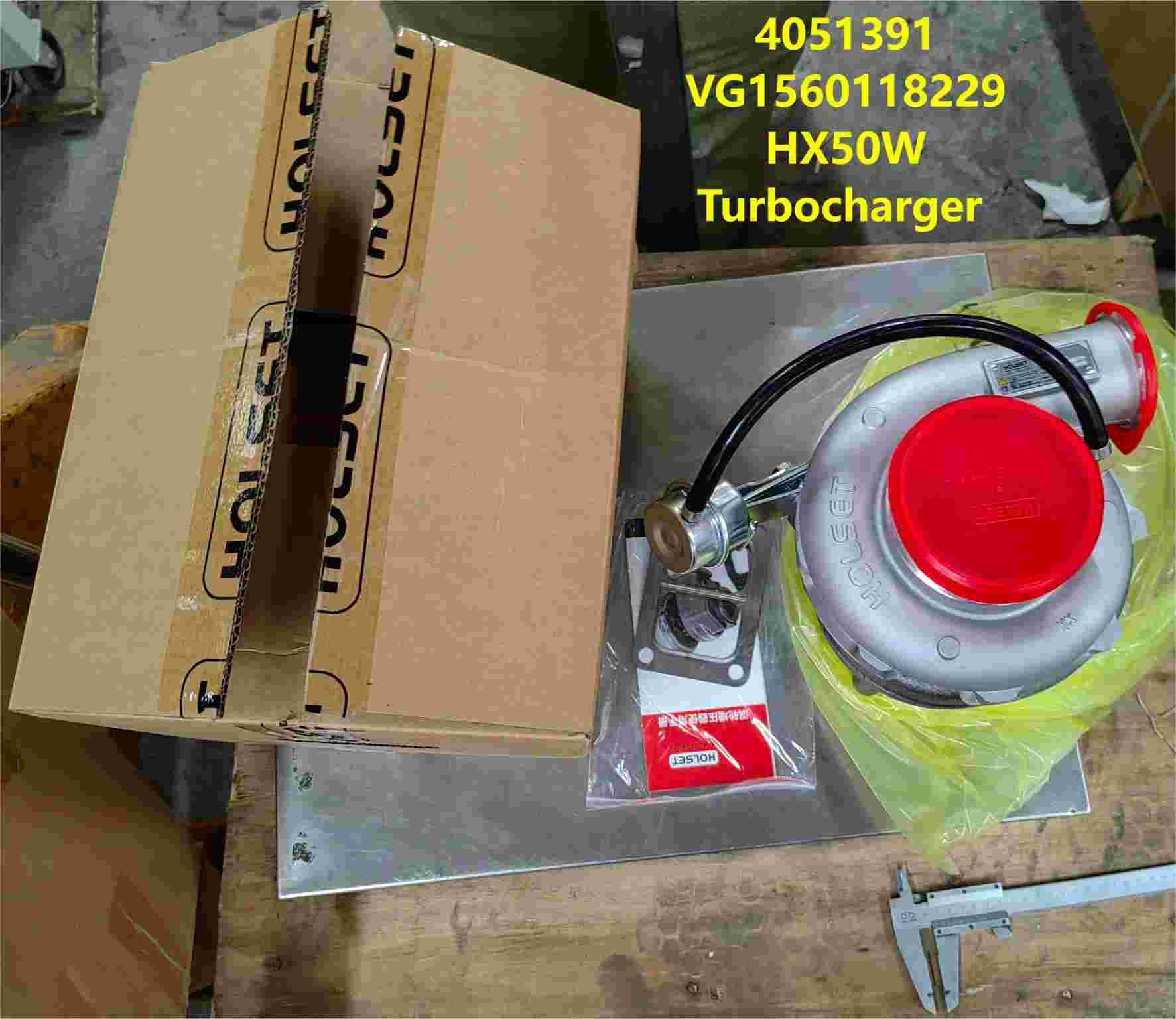 Garrett Turbo VG1560118229 HOWO Truck Parts 4051391 HX50W Turbine