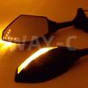 Buy cheap Universal Rearview Motorcycle Side Mirror Glass LED Material from wholesalers