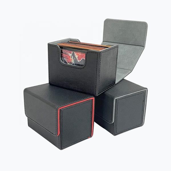 Buy cheap Efficiently Store Your Entertaiment Game Cards with a PU Card deck card box from wholesalers
